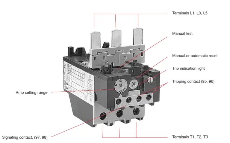 Overload Relay - Principle Of Operation, Types, Connection